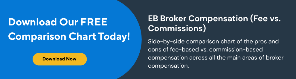 employee benefits broker compensation comparison graphic
